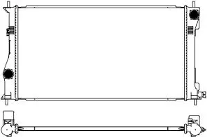 Aluminium Plastic Radiator ADR 34218506