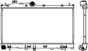 Aluminium Plastic Radiator ADR 34218507