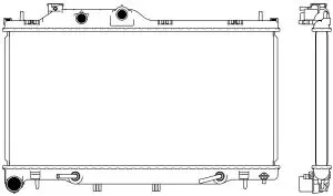 Aluminium Plastic Radiator ADR 34218517
