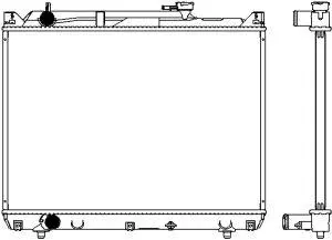 Aluminium Plastic Radiator ADR 34311011