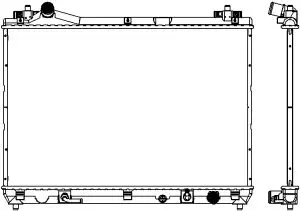 Aluminium Plastic Radiator ADR 34318502