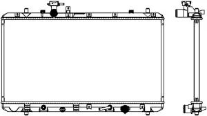 Aluminium Plastic Radiator ADR 34318503