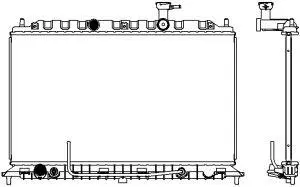 Aluminium Plastic Radiator ADR 34511004