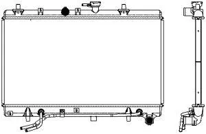 Aluminium Plastic Radiator ADR 34511005