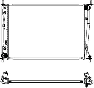 Aluminium Plastic Radiator ADR 34518505
