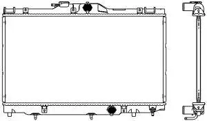 Aluminium Plastic Radiator ADR 34611006