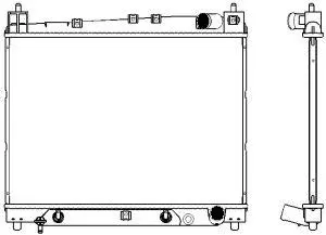 Aluminium Plastic Radiator ADR 34611011
