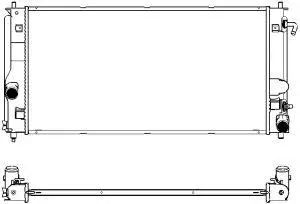 Aluminium Plastic Radiator ADR 34611013
