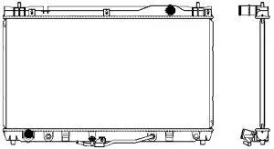 Aluminium Plastic Radiator ADR 34611015