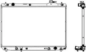 Aluminium Plastic Radiator ADR 34611018