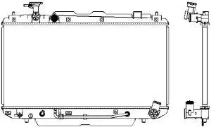 Aluminium Plastic Radiator ADR 34611019