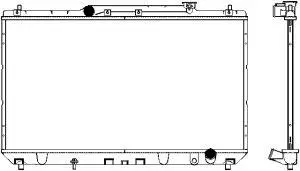 Aluminium Plastic Radiator ADR 34611028