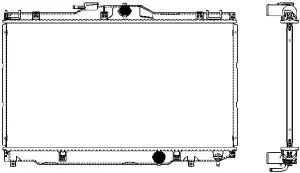 Aluminium Plastic Radiator ADR 34611033