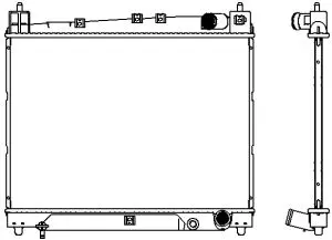 Aluminium Plastic Radiator ADR 34611040