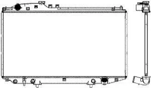 Aluminium Plastic Radiator ADR 34611043
