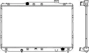 Aluminium Plastic Radiator ADR 34611044