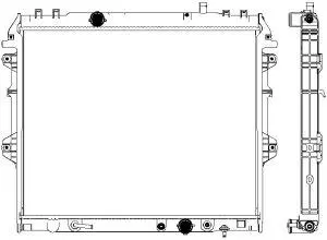 Aluminium Plastic Radiator ADR 34611072