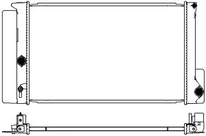 Aluminium Plastic Radiator ADR 34617002
