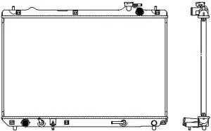 Aluminium Plastic Radiator ADR 34618503