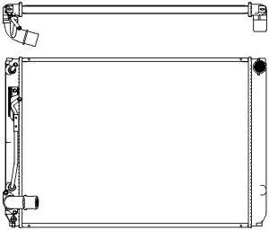 Aluminium Plastic Radiator ADR 34618512