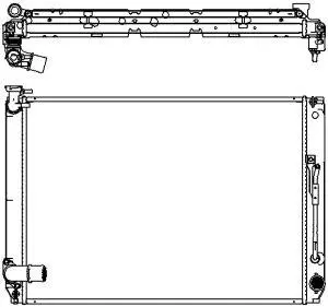 Aluminium Plastic Radiator ADR 34618514