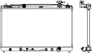 Aluminium Plastic Radiator ADR 34618520