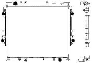 Aluminium Plastic Radiator ADR 34618552