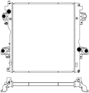 Aluminium Plastic Radiator ADR 34618567