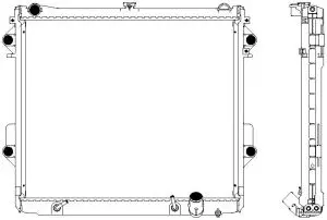 Aluminium Plastic Radiator ADR 34621010