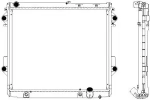 Aluminium Plastic Radiator ADR 34621011
