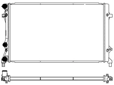 Aluminium Plastic Radiator ADR 34711007