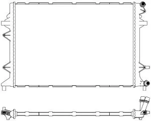 Aluminium Plastic Radiator ADR 34718507