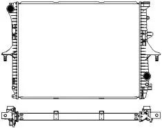 Aluminium Plastic Radiator ADR 34721001W