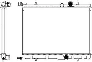 Aluminium Plastic Radiator ADR 36211002