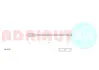 Трос гальмівний OPEL Vectra 1.8-2.0 disc brake R9/95- ADRIAUTO 330273 (фото 1)