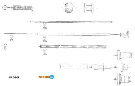 Трос газу ADRIAUTO 350348