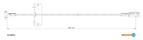 Трос зупиночних гальм ADRIAUTO 4102042