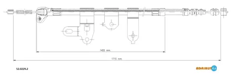 Трос зупиночних гальм ADRIAUTO 5202292