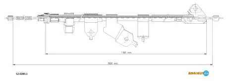 Трос зупиночних гальм ADRIAUTO 5202831