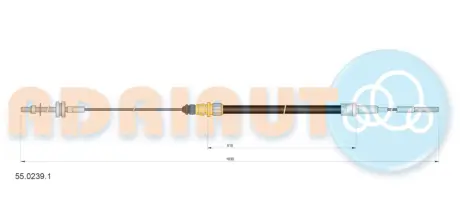 Тросик стояночного тормоза Adriauto ADRIAUTO 55.0239.1