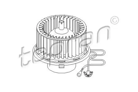 Моторчик пічки VW Golf III/IV 1.4-Electric 91-02 AIC 50608