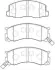 Комплект тормозных колодок, дисковый тормоз AISIN A1N085 (фото 1)