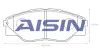 Комплект тормозных колодок, дисковый тормоз AISIN A1N167 (фото 2)