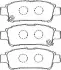 Комплект тормозных колодок, дисковый тормоз AISIN A2N069 (фото 1)