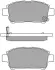 Комплект тормозных колодок, дисковый тормоз AISIN ASN2101 (фото 1)