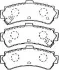 Комплект тормозных колодок, дисковый тормоз AISIN B2N029 (фото 1)