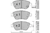 Комплект тормозных колодок, дисковый тормоз AISIN BPOP1001 (фото 1)