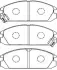 Комплект тормозных колодок, дисковый тормоз AISIN C1N033 (фото 1)