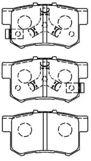 Комплект тормозных колодок, дисковый тормоз AISIN C2N061