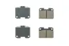 Комплект тормозных колодок, дисковый тормоз AISIN D2N012 (фото 1)